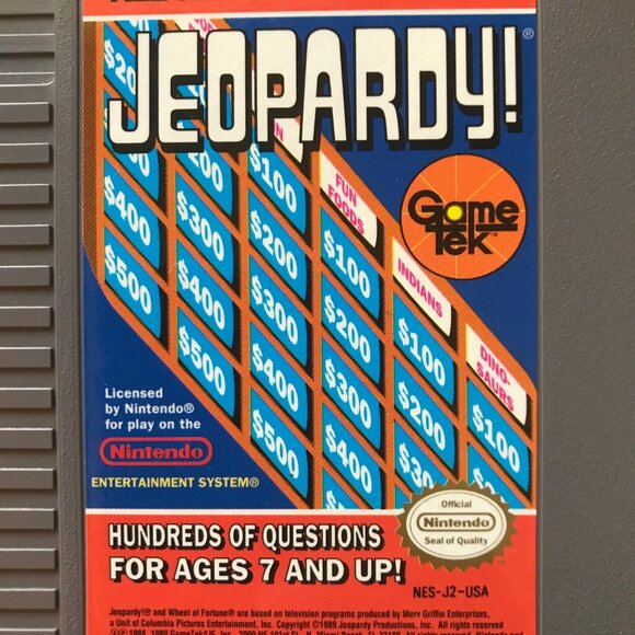 Nintendo (NES)– Jeopardy Junior Edition Game - Picture 3 of 11